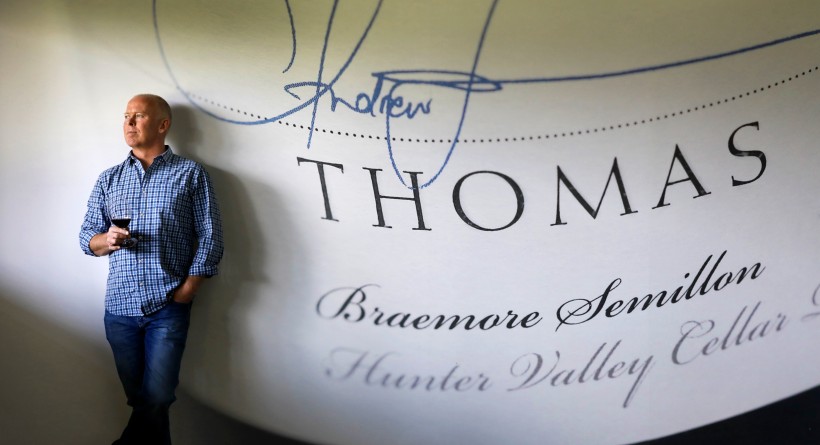 Andrew Thomas in cellar door | Thomas Wines | Halliday Wine Companion
